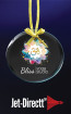  Custom Glass Round Circle Ornament or Suncatcher - 3 in. Diameter