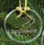  Custom Glass Round Circle Ornament or Suncatcher - 3 in. Diameter