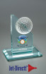  Custom Golf Tower on Jade Glass Award - Small