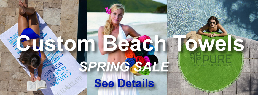 Custom Beach Towell Spring Sale