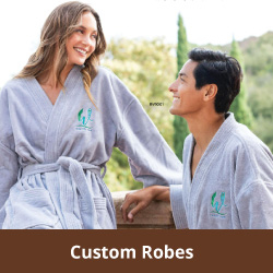 Custom Logo Robes and Slippers