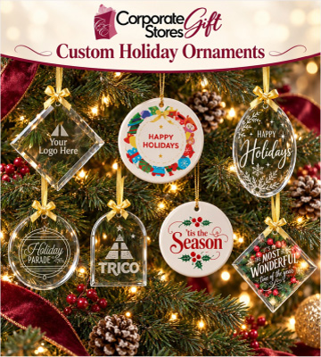 Custom Glass & Crystal Ornaments